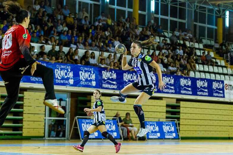 Imagen de un partido del equipo malagueño en esta temporada (Foto TA)